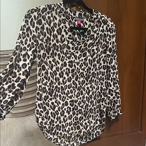 Vince Camuto Animal Print Blouse